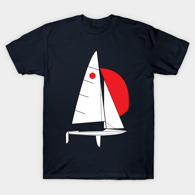 Fireball Sailboat T-Shirt by CHBB
